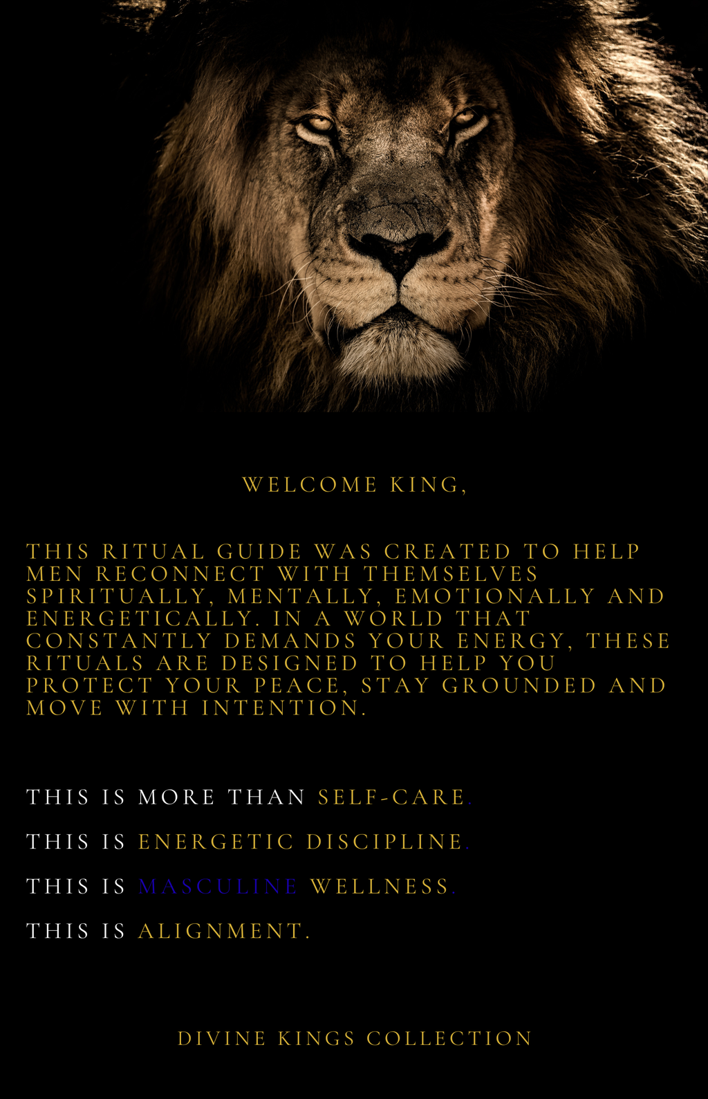 Divine Kings Wellness Ritual Guide