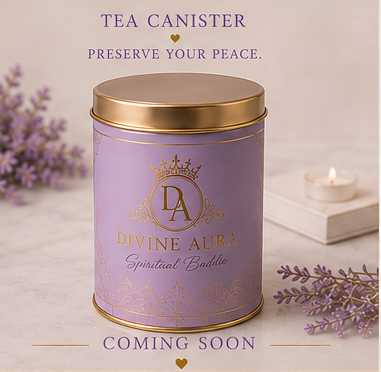 Divine Aura Spiritual Baddie Tea Canister