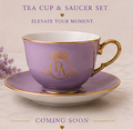 Divine Aura Tea Cup & Saucer Set