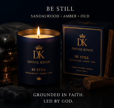Calm In His Presence  "Be Still" Luxury Candle