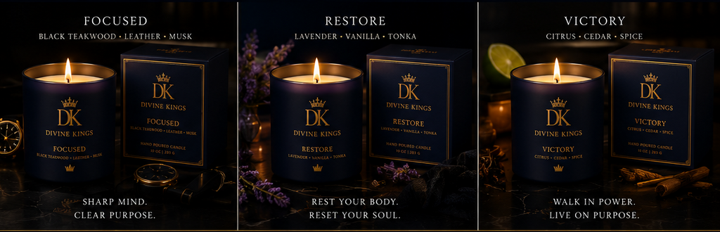 King's Trio Candle Set