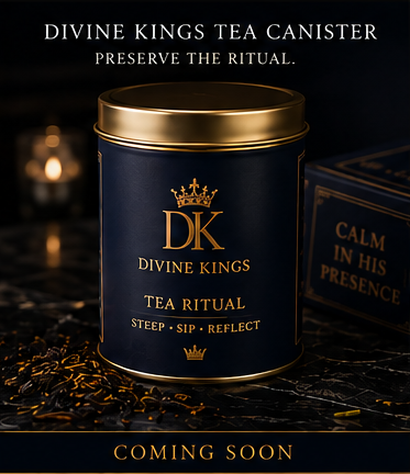 Divine Kings Tea Canister