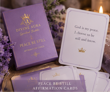 Peace Be Still Affirmation Cards